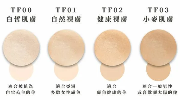 粉底液 膚色試色 